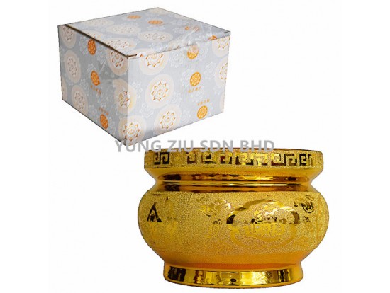 5^ELECTROPLATING GOLD INCENSE BURNER(1PCS)CNY(9365)